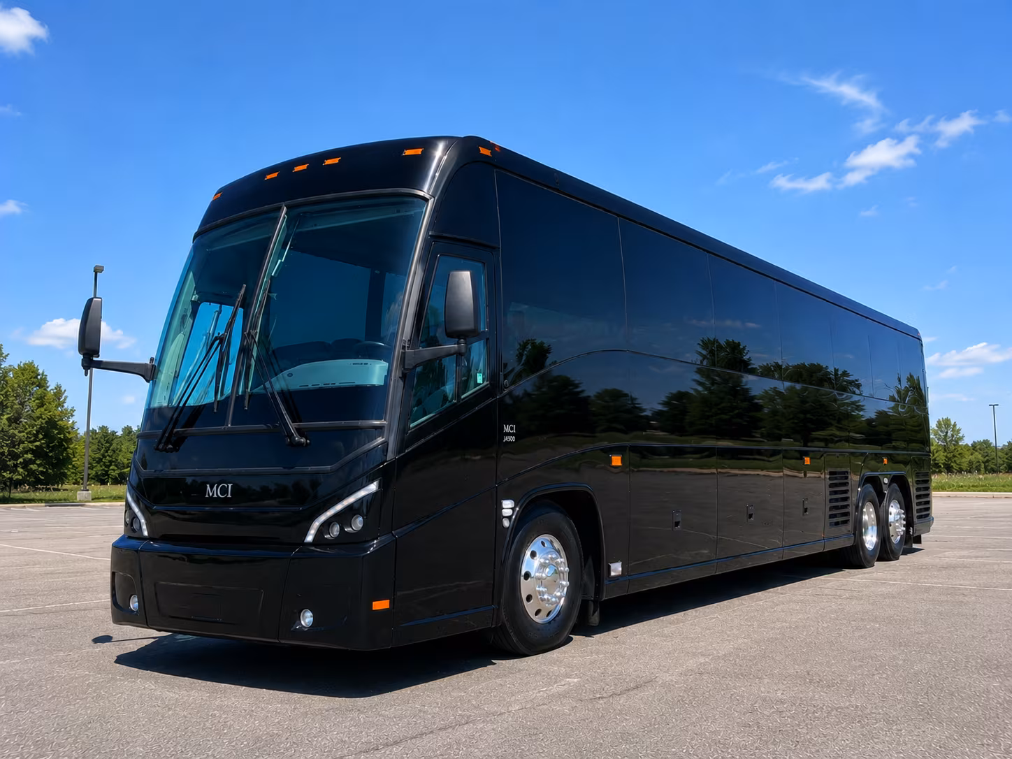 boca raton charter bus services exterior