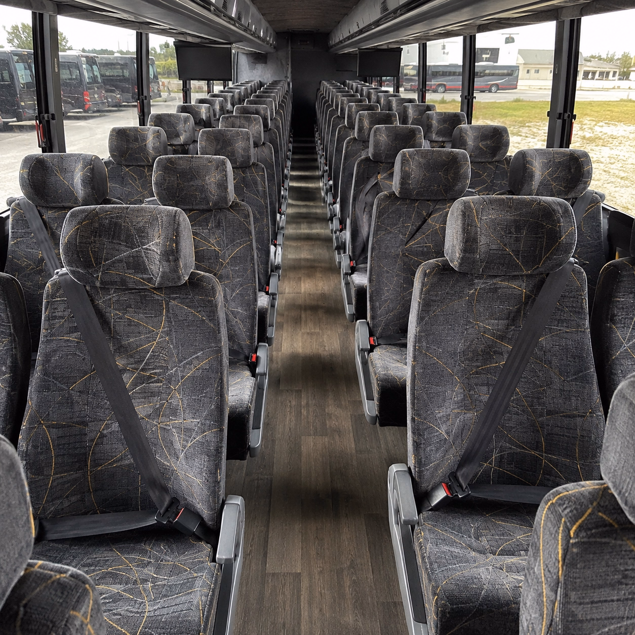 boca raton charter bus services inside